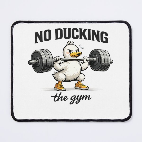 Item preview, Funny Gym Shirt for Women – No Ducking The Gym Cute Workout Tee, Motivational Fitness T-Shirt, Gym Girl Gift designed and sold by tonyhopeirl.
