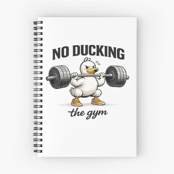 Item preview, Funny Gym Shirt for Women – No Ducking The Gym Cute Workout Tee, Motivational Fitness T-Shirt, Gym Girl Gift designed and sold by tonyhopeirl.