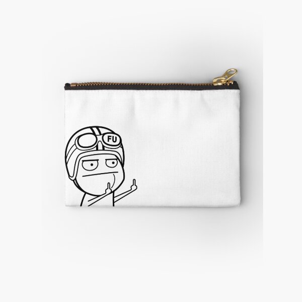 Item preview, FU middle finger meme with moped helmet (outline) designed and sold by VEB Ostladen.