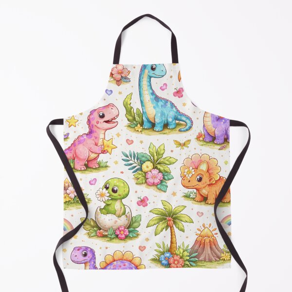 Item preview, Cute Dinosaur Pattern – Pastel Tropical Dino Illustration designed and sold by DrizzyV.