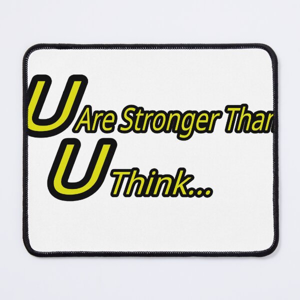 Item preview, U Are Stronger Than U Think... designed and sold by Teez2Plz.