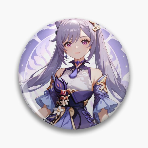 Item preview, Keqing Genshin Impact Night Sigil Fantasy Portrait designed and sold by mildaclairmo.