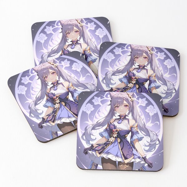 Item preview, Keqing Genshin Impact Night Sigil Fantasy Portrait designed and sold by mildaclairmo.