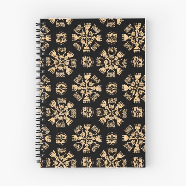 Item preview, Antique Furniture Decorations Radial Gold on Black designed and sold by Digitalmyth's Designs.