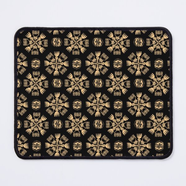 Item preview, Antique Furniture Decorations Radial Gold on Black designed and sold by Digitalmyth's Designs.