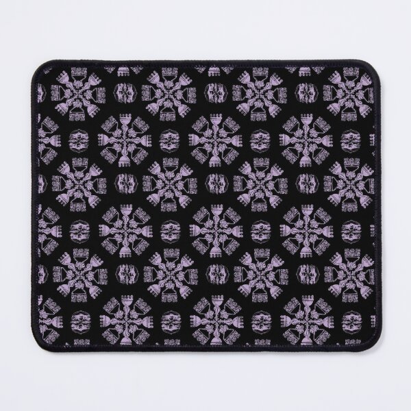 Item preview, Antique Furniture Decorations Radial Mauve on Black designed and sold by Digitalmyth's Designs.