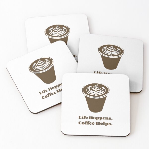 Item preview, Life Happens. Coffee Helps. designed and sold by yalcoholic.