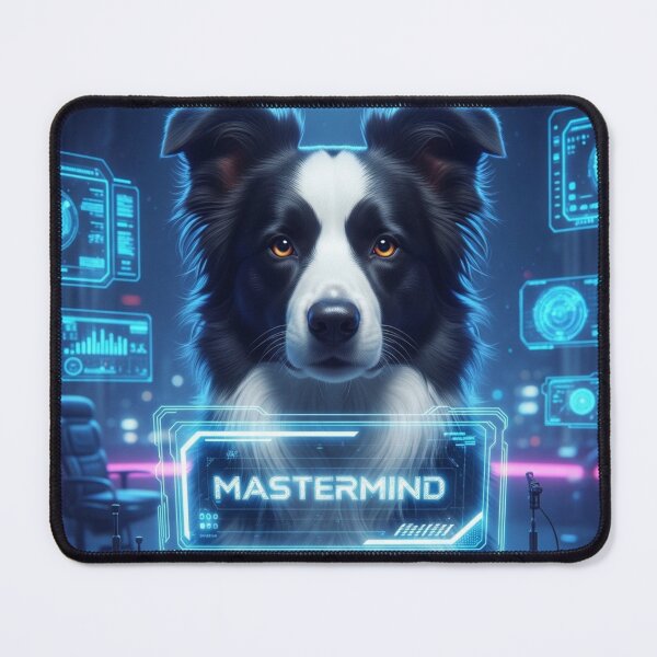 Item preview, Mastermind Border Collie designed and sold by PetJoyPrintsCO.