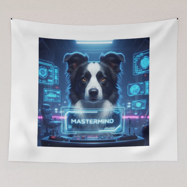Item preview, Mastermind Border Collie designed and sold by PetJoyPrintsCO.