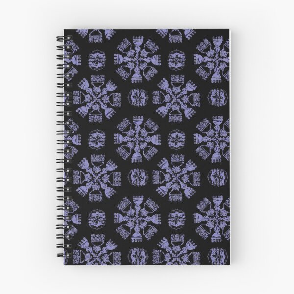 Item preview, Antique Furniture Decorations Radial Purple on Black designed and sold by Digitalmyth's Designs.