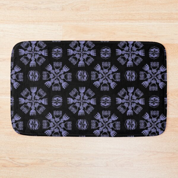 Item preview, Antique Furniture Decorations Radial Purple on Black designed and sold by Digitalmyth's Designs.