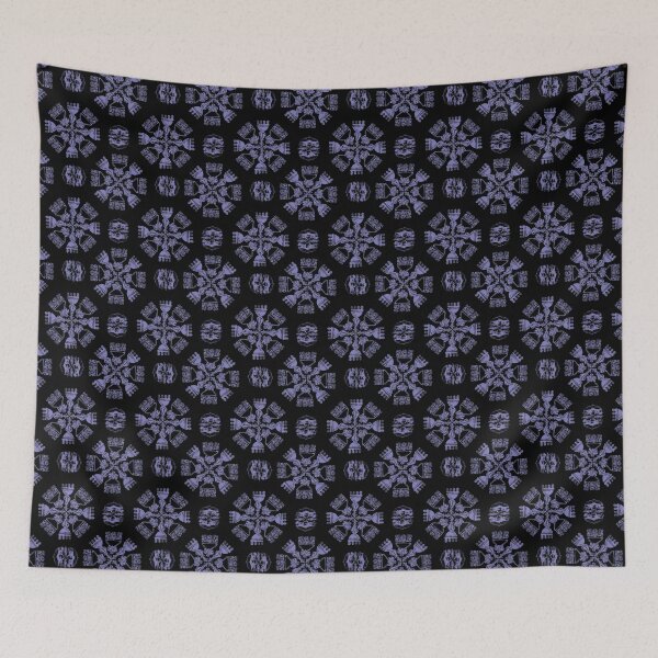 Item preview, Antique Furniture Decorations Radial Purple on Black designed and sold by Digitalmyth's Designs.