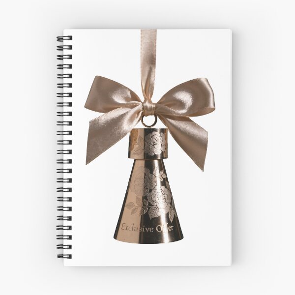 Item preview, Luxury gold bell with rose design and exclusive offer ribbon designed and sold by Creative88Art.