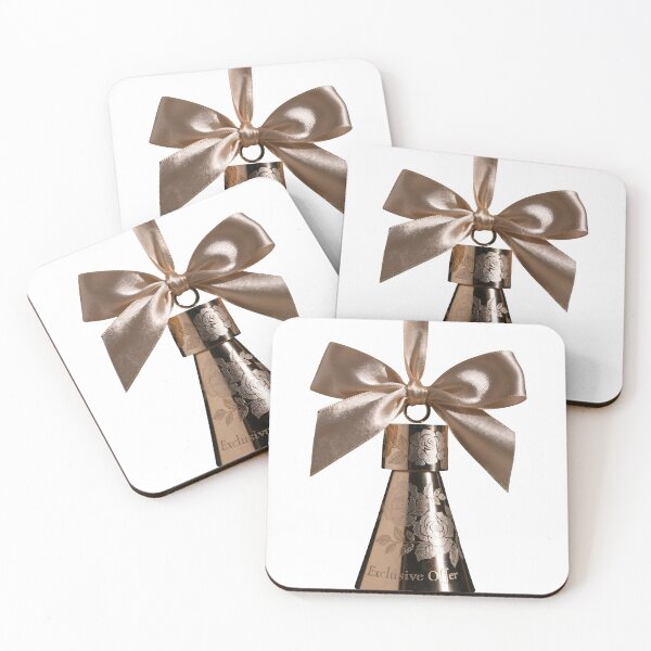 Item preview, Luxury gold bell with rose design and exclusive offer ribbon designed and sold by Creative88Art.