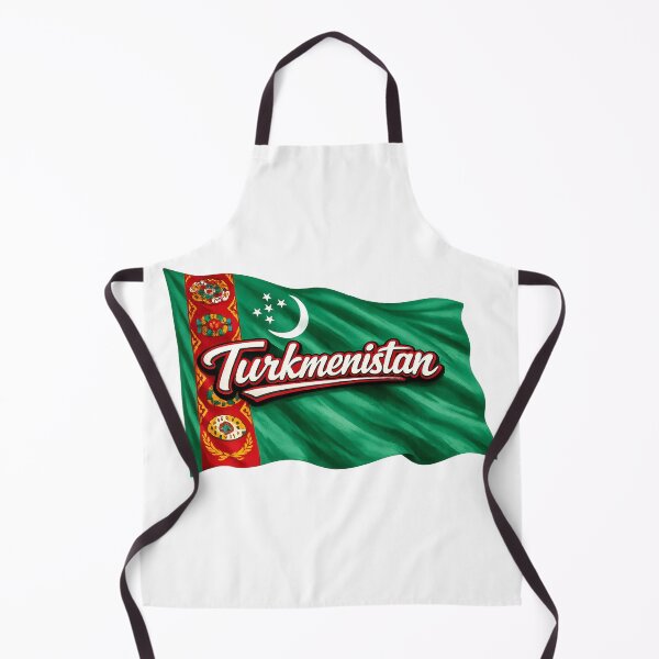 Item preview, Turkmenistan Waving Flag Design – Turkmen Pride Patriotic Graphic designed and sold by GarnerSupplyCo.