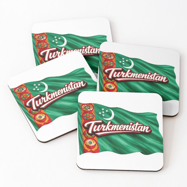 Item preview, Turkmenistan Waving Flag Design – Turkmen Pride Patriotic Graphic designed and sold by GarnerSupplyCo.