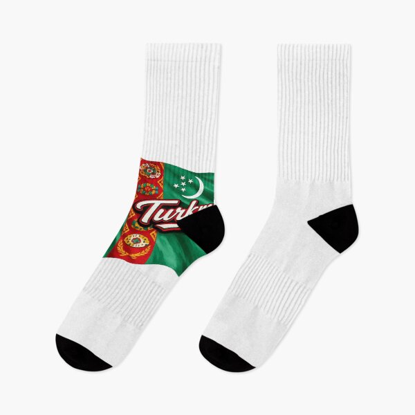 Item preview, Turkmenistan Waving Flag Design – Turkmen Pride Patriotic Graphic designed and sold by GarnerSupplyCo.