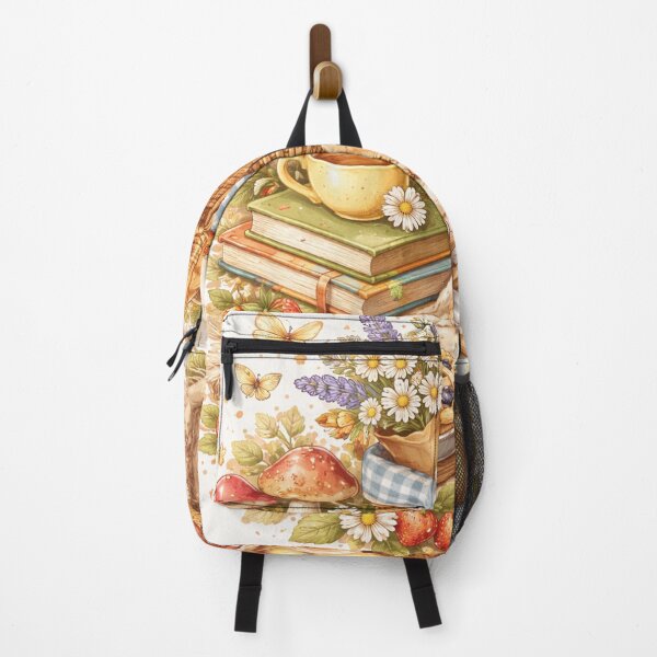 Item preview, Cottagecore Picnic Aesthetic – Cozy Cats and Nature Illustration designed and sold by DrizzyV.
