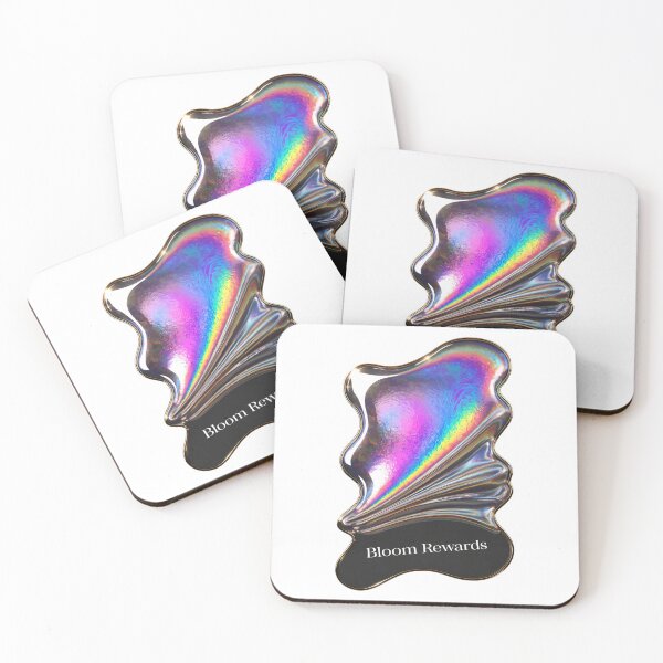 Item preview, Iridescent Bloom Rewards logo with holographic effect designed and sold by Creative88Art.