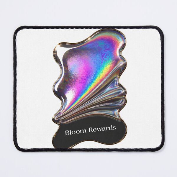 Item preview, Iridescent Bloom Rewards logo with holographic effect designed and sold by Creative88Art.