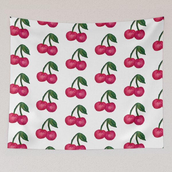 Item preview, Hand Painted Watercolour Cherries designed and sold by verycoolandnice.