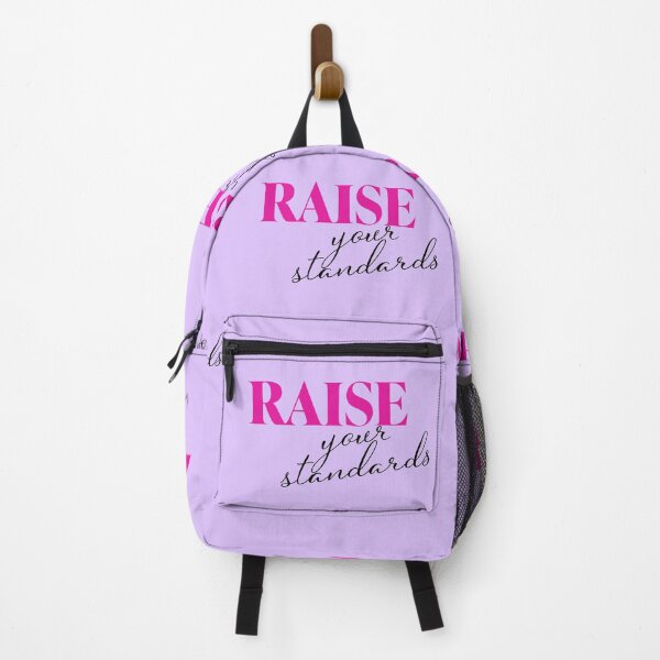 Item preview, Raise Your Standards – Motivational Quote Minimalist Typography designed and sold by Teale-Studio.