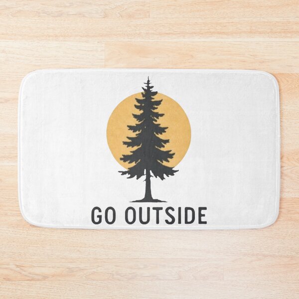 Item preview, Go Outside Retro Silhouette designed and sold by mossandmyth1984.