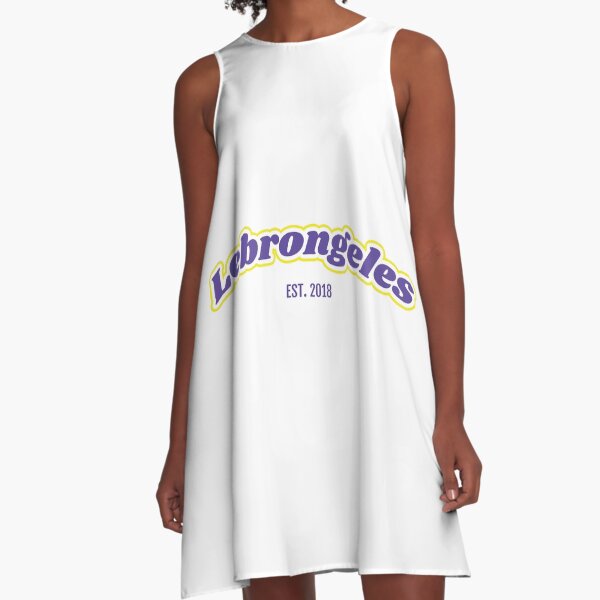 los angeles lakers jersey dress