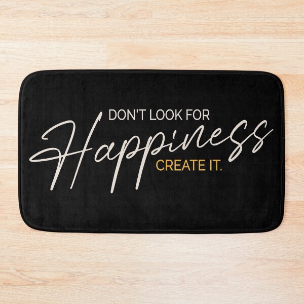 Item preview, Create Happiness – Inspirational Positive Mindset designed and sold by Verse & Vibes.