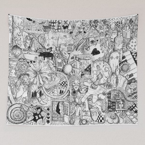 Item preview, Mind themed drawing  designed and sold by vect0rr.