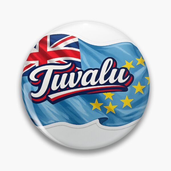 Item preview, Tuvalu Waving Flag Design – Tuvaluan Pride Patriotic Graphic designed and sold by GarnerSupplyCo.
