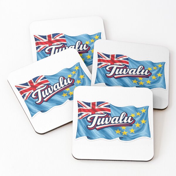 Item preview, Tuvalu Waving Flag Design – Tuvaluan Pride Patriotic Graphic designed and sold by GarnerSupplyCo.