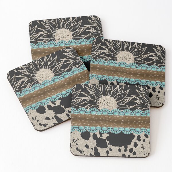 Item preview, Western Sunflower and Hides Pattern designed and sold by Gunners Inspirations.