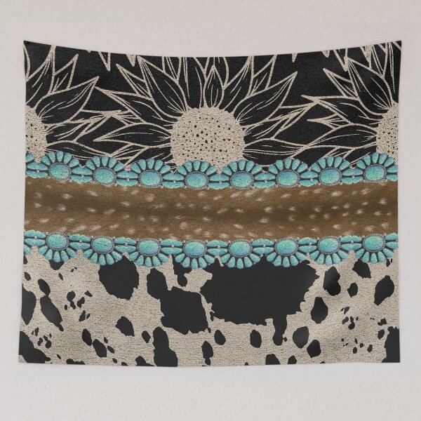Item preview, Western Sunflower and Hides Pattern designed and sold by Gunners Inspirations.