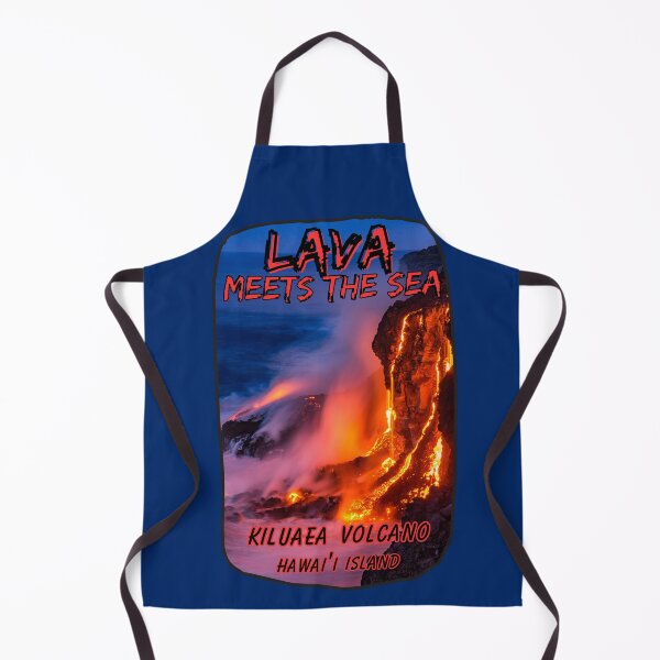 Item preview, Lava Meets the Sea - Kilauea Volcano, Hawai'i Island, Hawaii State designed and sold by Kona Linda.