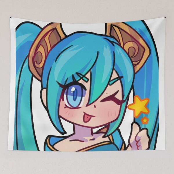 Artikelvorschau, Chibi Sona Daumen hoch League of Legends entworfen und verkauft von KomiArts.