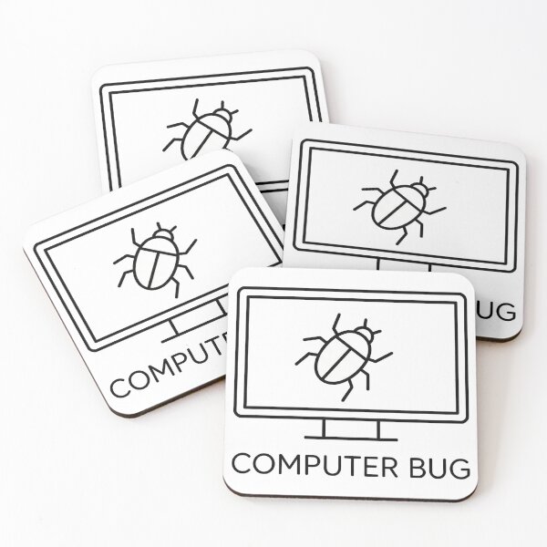 Item preview, Minimalist Computer Bug - Software Engineer Line Art Joke designed and sold by Tamer ⭐⭐⭐⭐⭐.