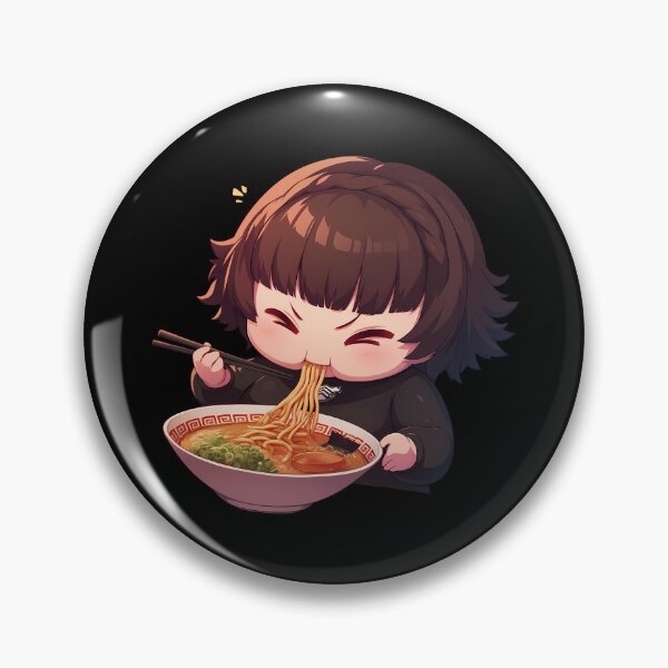Item preview, Ryuji Sakamoto Persona 5 Kawaii Ramen Chibi designed and sold by mildaclairmo.