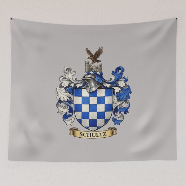 Item preview, The Schultz Family Coat of Arms designed and sold by BagTown Clans.