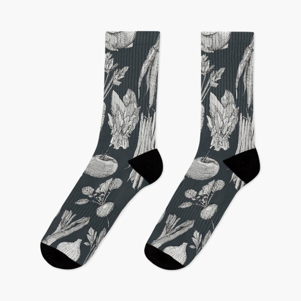 Item preview, farmer's market vegetables black gunmetal designed and sold by scrummy.