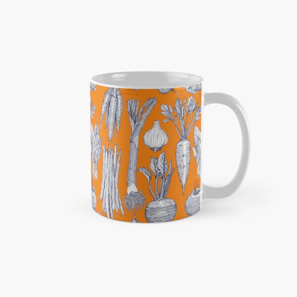 Item preview, farmer's market vegetables navy blue satsuma designed and sold by scrummy.