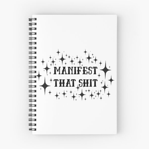 Item preview, Manifest That Shit – Bold Manifestation Quote Aesthetic Sticker designed and sold by CosmicCutouts.