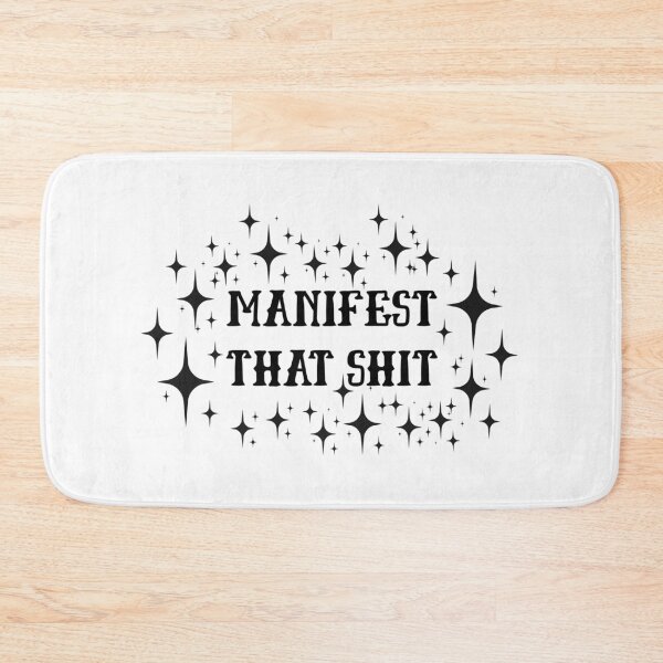 Item preview, Manifest That Shit – Bold Manifestation Quote Aesthetic Sticker designed and sold by CosmicCutouts.