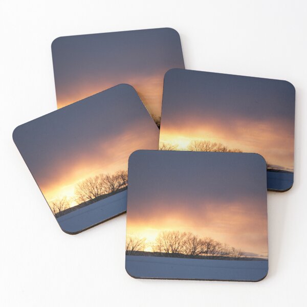 Item preview, Winter farm sunset 1 designed and sold by David Sokol.