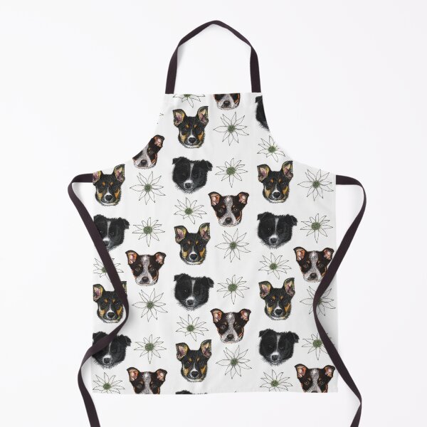 Item preview, Australian Puppies Wildflowers Flannel Flowers designed and sold by blueidesign.