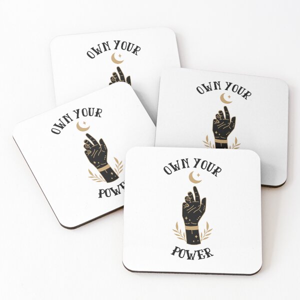 Item preview, Own Your Power – Hand Holding the Moon Mystical Aesthetic Sticker designed and sold by CosmicCutouts.