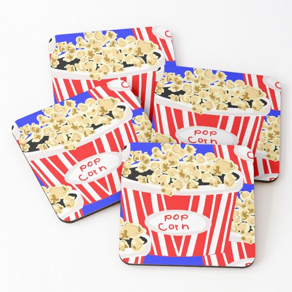 Item preview, Retro Popcorn red stripes designed and sold by ArtbyPriscilla.