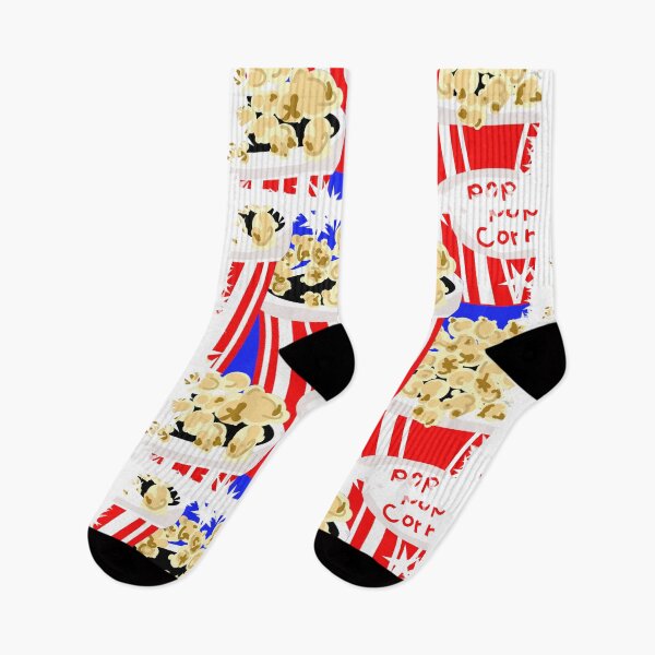 Item preview, Retro Popcorn red stripes designed and sold by ArtbyPriscilla.