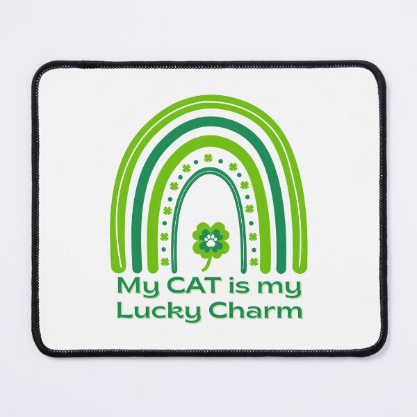 Item preview, My Cat is my Lucky Charm-St. Patrick's Day designed and sold by teesbymcab.
