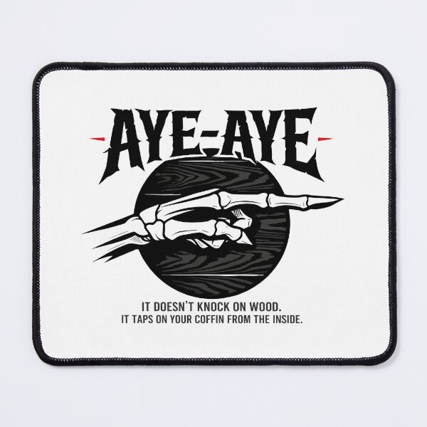 Item preview, Aye-Aye Knock Before You Bite designed and sold by WildlifeInc.